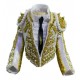 CHAQUETILLA TORERO MINI BLANCO Y ORO