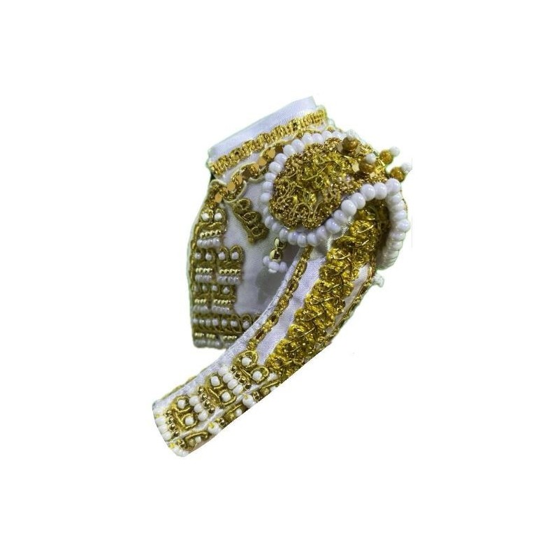CHAQUETILLA TORERO MINI BLANCO Y ORO