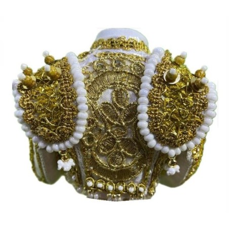 CHAQUETILLA TORERO MINI BLANCO Y ORO