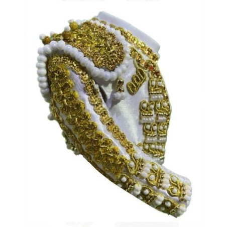 CHAQUETILLA TORERO MINI BLANCO Y ORO