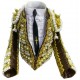 CHAQUETILLA TORERO MINI TABACO Y ORO