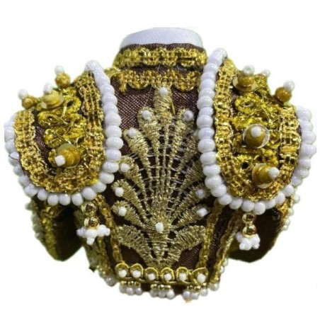 CHAQUETILLA TORERO MINI TABACO Y ORO