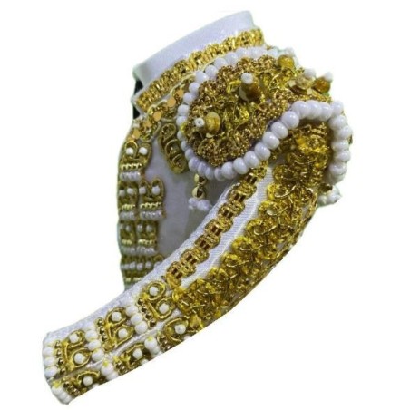 CHAQUETILLA TORERO MINI BLANCO Y ORO