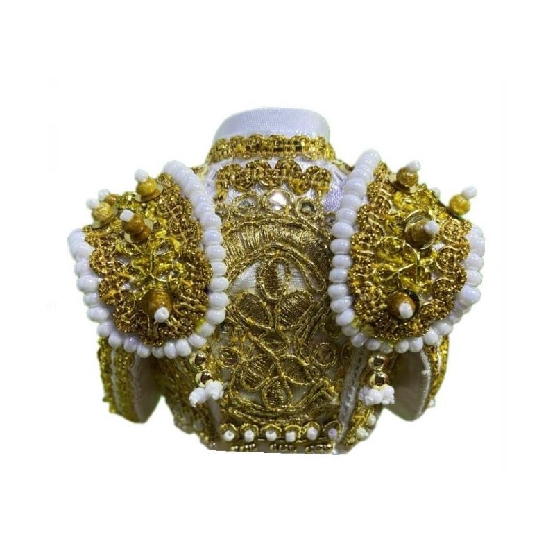 CHAQUETILLA TORERO MINI BLANCO Y ORO