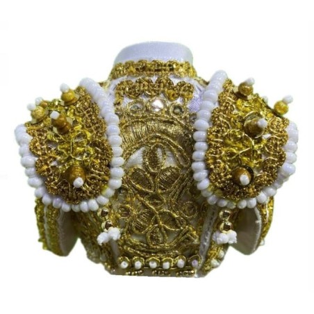 CHAQUETILLA TORERO MINI BLANCO Y ORO