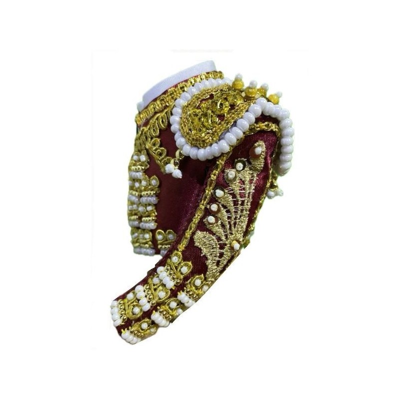 CHAQUETILLA TORERO MINI BURDEOS Y ORO