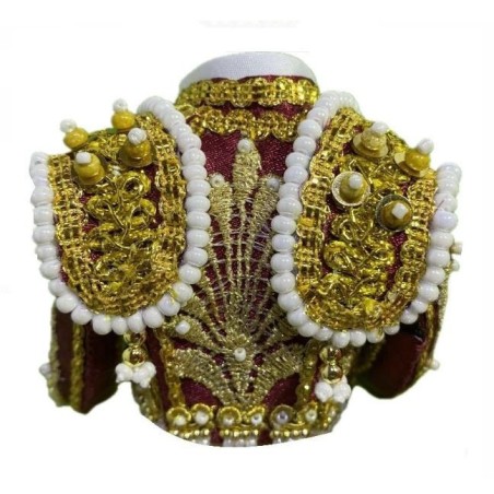 CHAQUETILLA TORERO MINI BURDEOS Y ORO