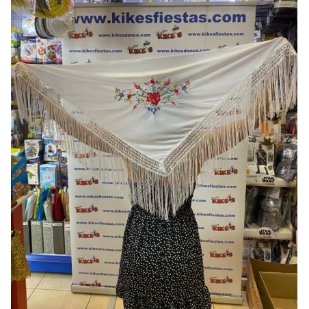 MANTÓN FLAMENCA BORDADO