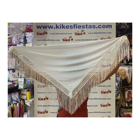 MANTÓN PICO FLAMENCO LISO PEQUEÑO