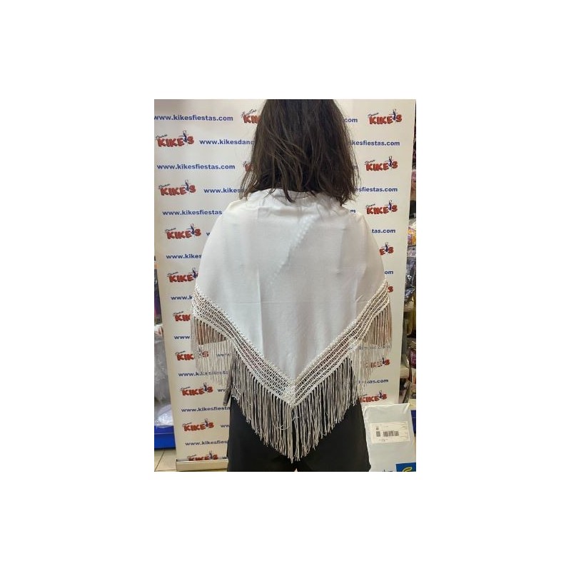 MANTÓN PICO FLAMENCO LISO PEQUEÑO