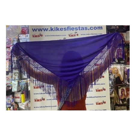 MANTÓN PICO FLAMENCO LISO PEQUEÑO