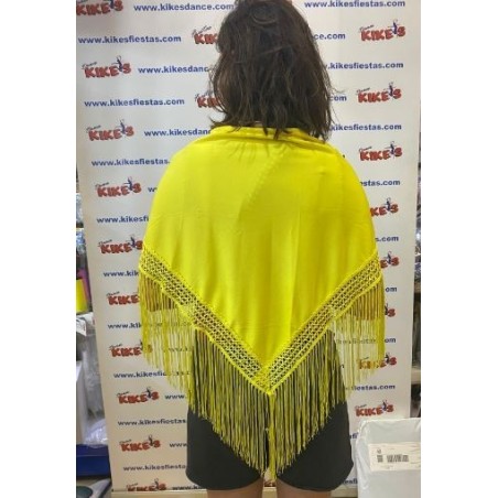 MANTÓN PICO FLAMENCO LISO PEQUEÑO