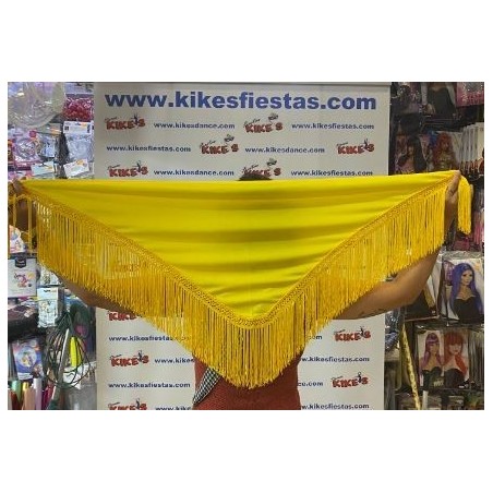 MANTÓN PICO FLAMENCO LISO PEQUEÑO