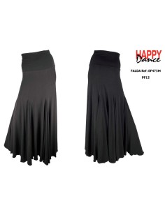 FALDA FLAMENCO NESGAS Y GODETS ENTALLADA