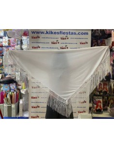 MANTÓN LISO EN PICO GRANDE 2