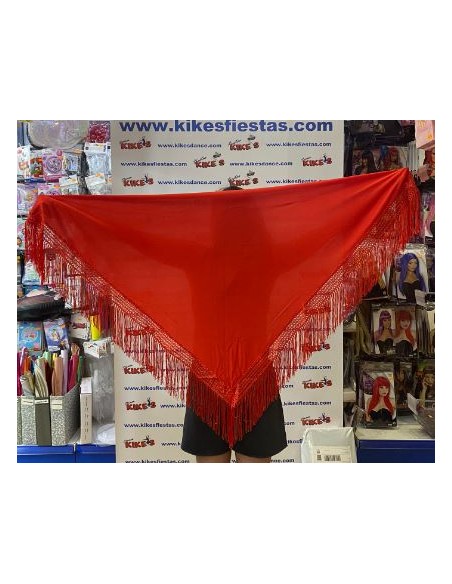 MANTÓN LISO EN PICO GRANDE