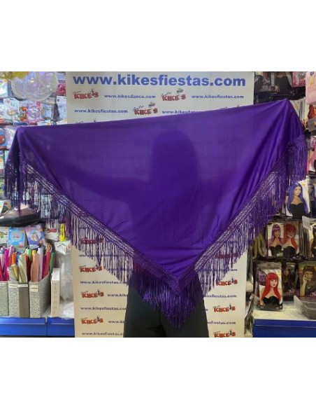 MANTÓN LISO EN PICO GRANDE