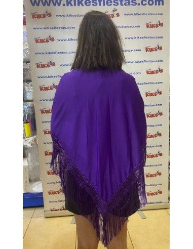 MANTÓN LISO EN PICO GRANDE