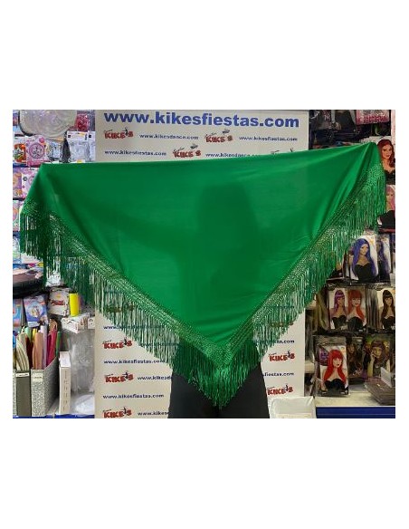 MANTÓN LISO EN PICO GRANDE