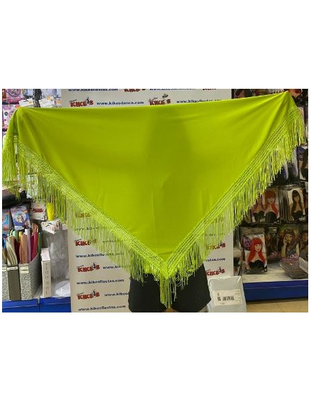 MANTÓN LISO EN PICO GRANDE