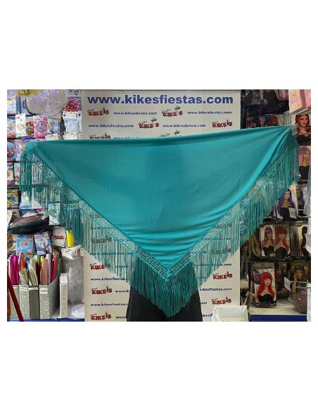 MANTÓN LISO EN PICO GRANDE