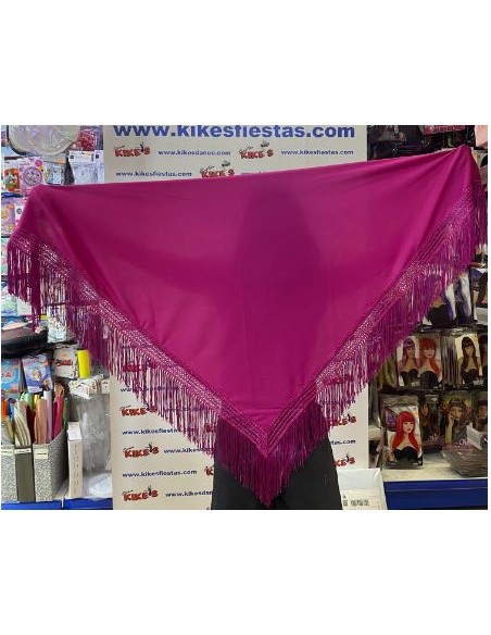 MANTÓN LISO EN PICO GRANDE