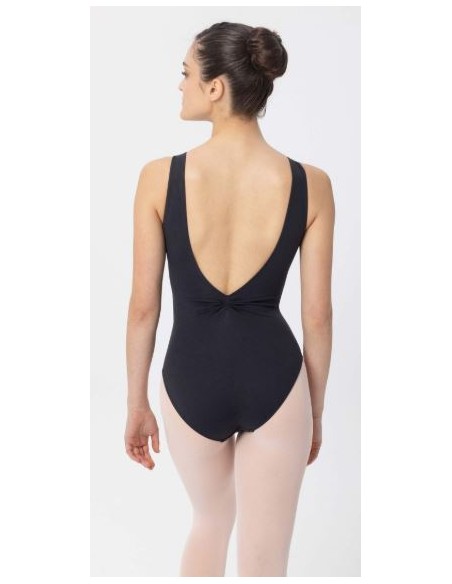 MAILLOT BÁSICO SIN MANGAS CON FRUNCIDO