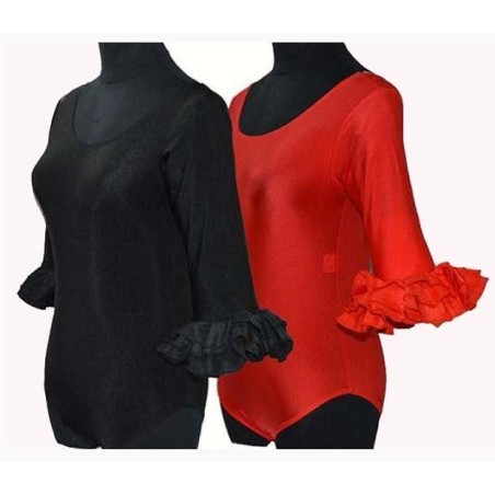 MAILLOT FLAMENCO MEDIA MANGA 3 VOLANTES
