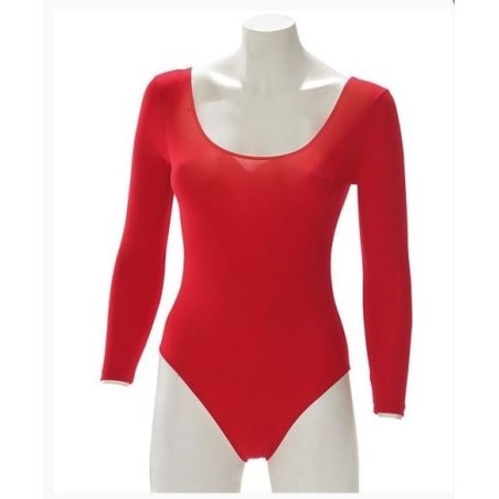 MAILLOT BALLET MANGA LARGA POLIAMIDA