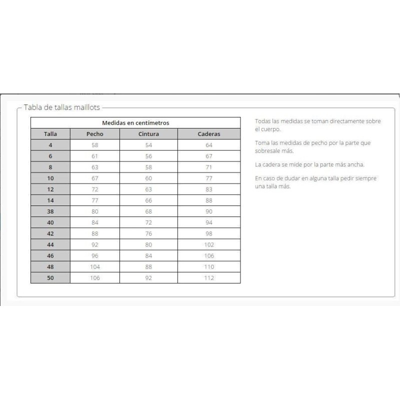 MAILLOT TIRANTE CON TUTÚ