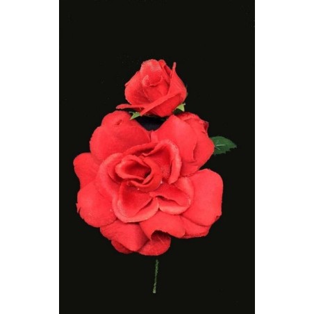 RAMILLETE ROSA GRANDE Y PEQUEÑA