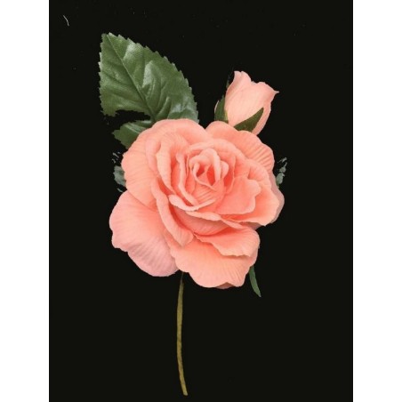 RAMILLETE ROSA GRANDE Y PEQUEÑA