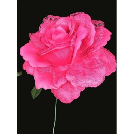 ROSA CON ENCAJE
