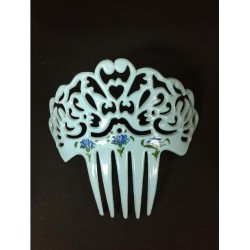 PEINETA FLOR PINTADA 2