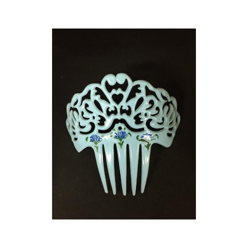 PEINETA FLOR PINTADA