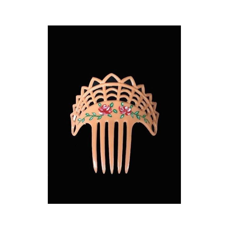 PEINETA FLOR PINTADA