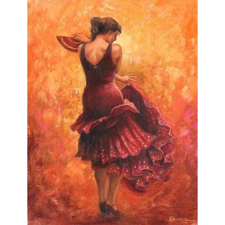 TABLILLA DE MADERA FLAMENCA