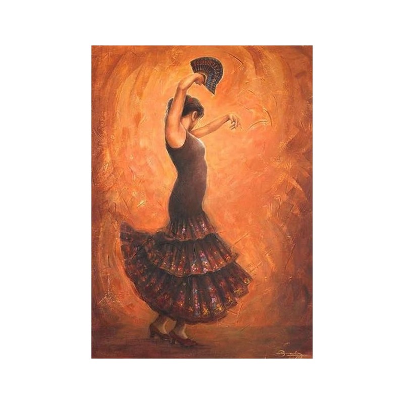 TABLILLA DE MADERA FLAMENCA