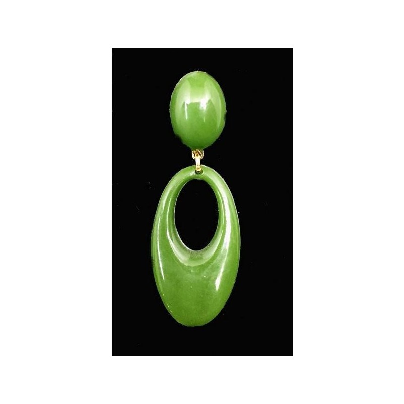 PENDIENTES FLAMENCA PEQUEÑOS OVALADOS