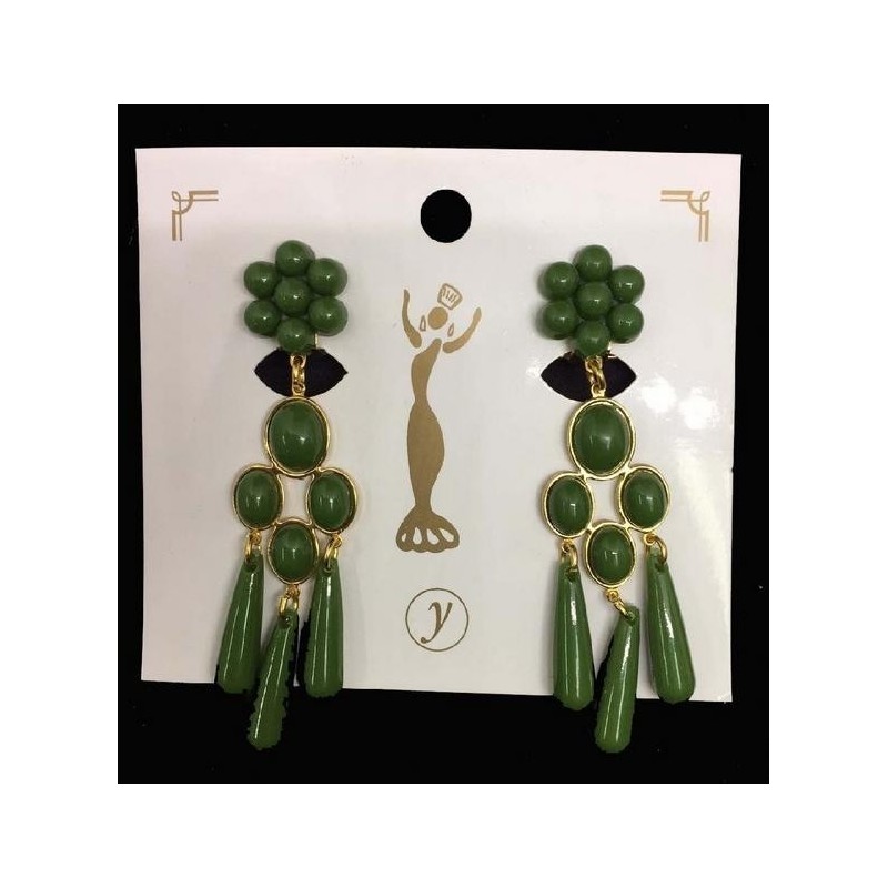 PENDIENTES FLAMENCA LÁGRIMAS MUJER