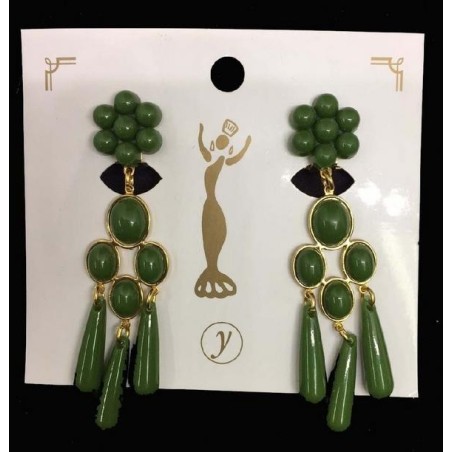 PENDIENTES FLAMENCA LÁGRIMAS MUJER