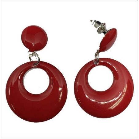 PENDIENTES FLAMENCA AROS NIÑA TUERCA