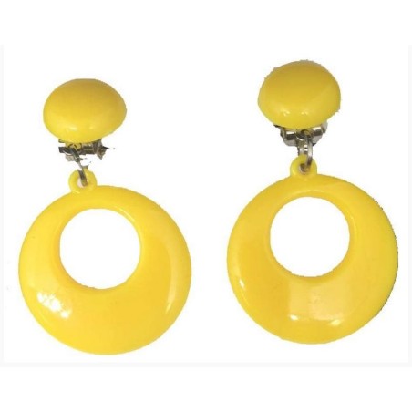 PENDIENTES FLAMENCO AROS CIERRE OMEGA