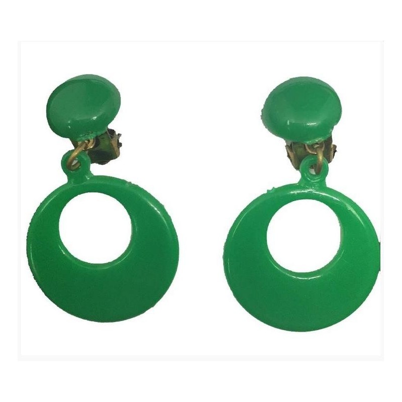 PENDIENTES FLAMENCO AROS CIERRE OMEGA