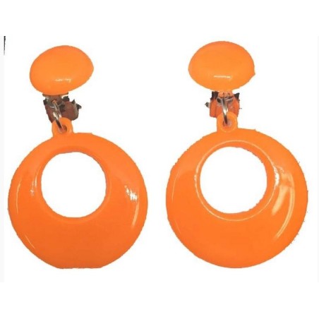PENDIENTES FLAMENCO AROS CIERRE OMEGA