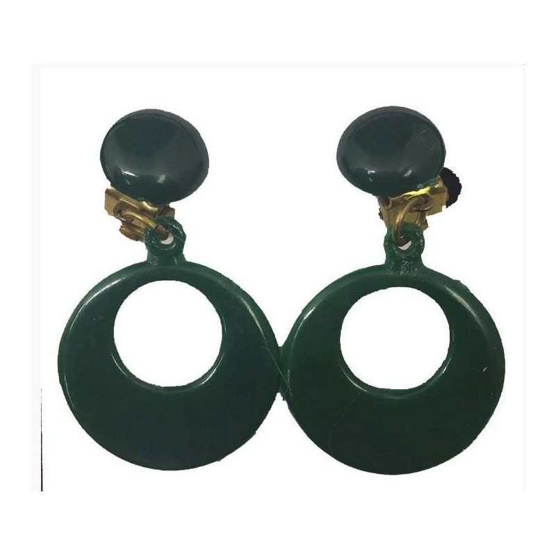 PENDIENTES FLAMENCO AROS CIERRE OMEGA