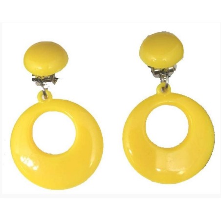 PENDIENTES FLAMENCO INFANTIL AROS CIERRE OMEGA