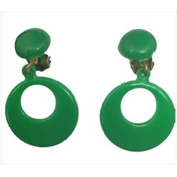 PENDIENTES FLAMENCO INFANTIL AROS CIERRE OMEGA 2