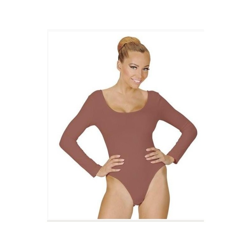 MAILLOT MANGA LARGA MUJER COLOR PIEL