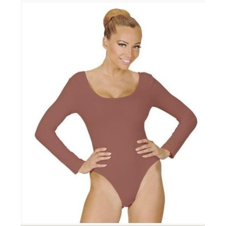 MAILLOT MANGA LARGA MUJER COLOR PIEL
